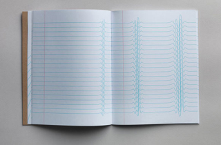 Illustration for article titled Write Way Outside the Lines With This Trippy Ruled Notebook